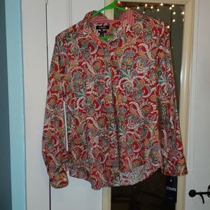 Paisley button up
